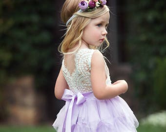 Lavender Lace Dress